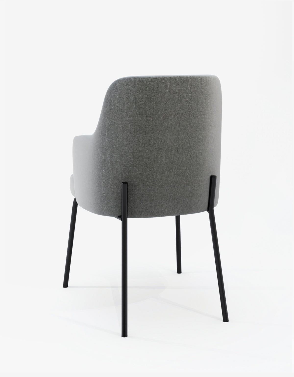 Heyday Metal Legged Black Chair