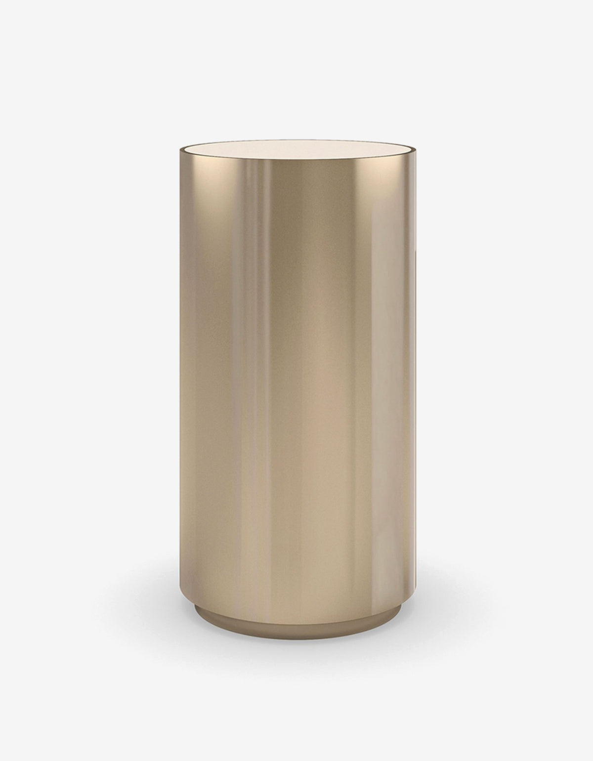 Cream Stone-Studded Medium Side Table