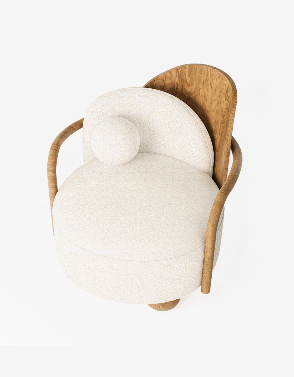 Teddy Armchair and Ball Cushion
