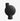 Sphere Bubl Mini Dark Grey Vase
