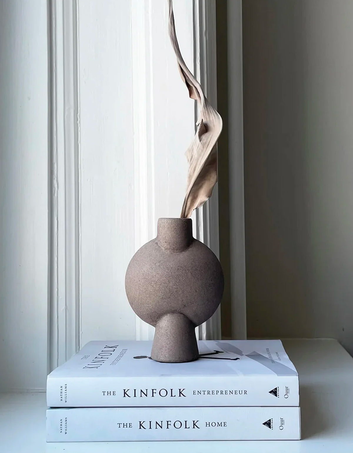 Sphere Bubl Mini Dark Grey Vase