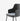 Heyday Metal Legged Black Chair