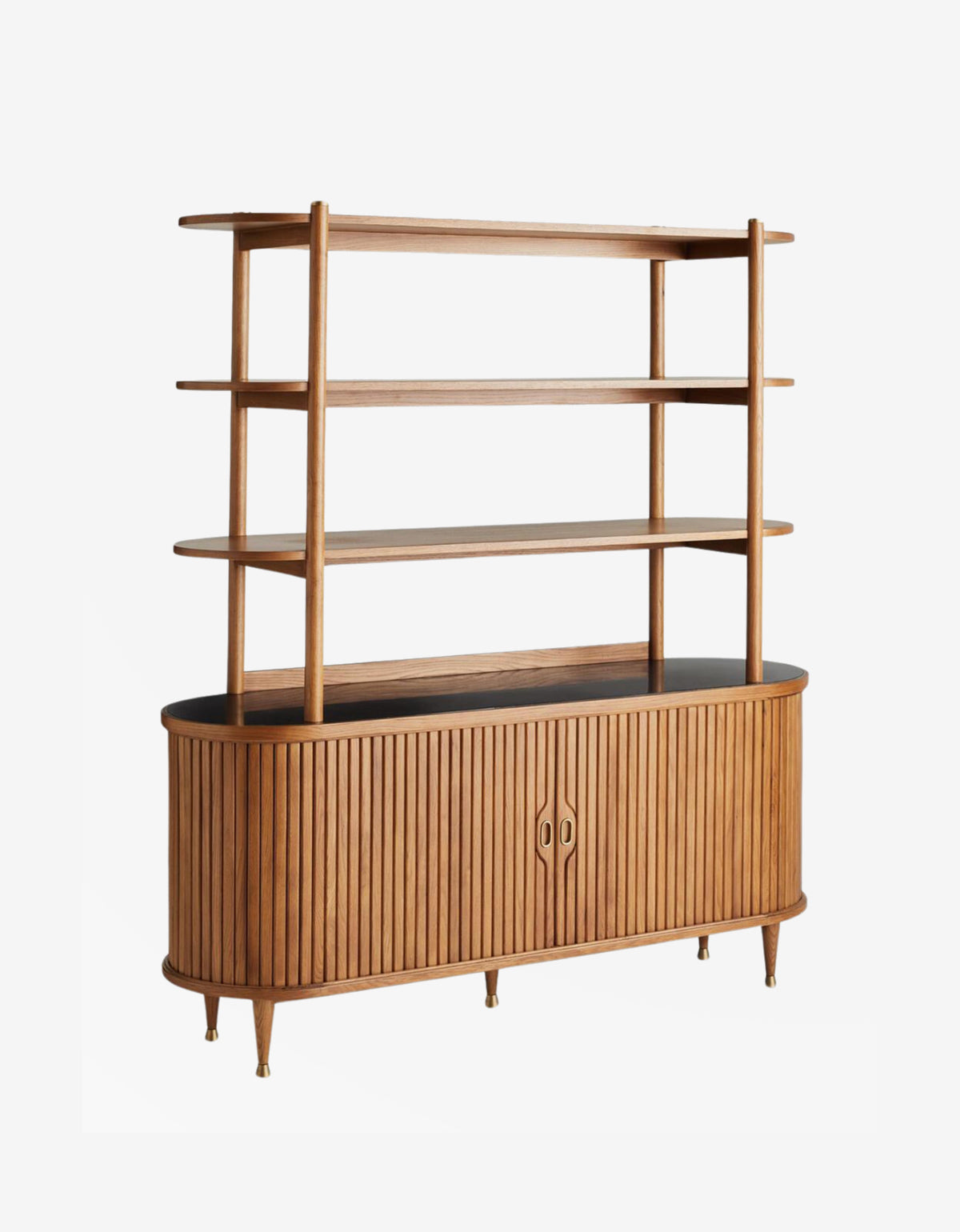 Lawrance Wooden Buffet & Bookshelf
