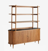 Lawrance Wooden Buffet & Bookshelf